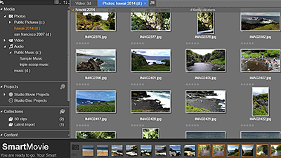 Drag and drop HD video editing