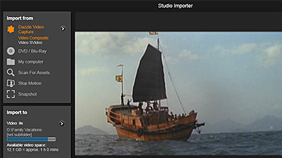 Import all your digital media