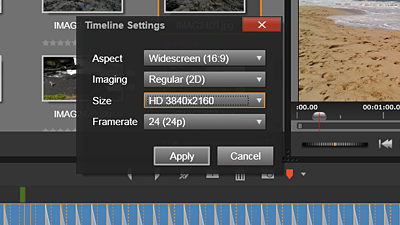 XAVCS support for 4K and HD